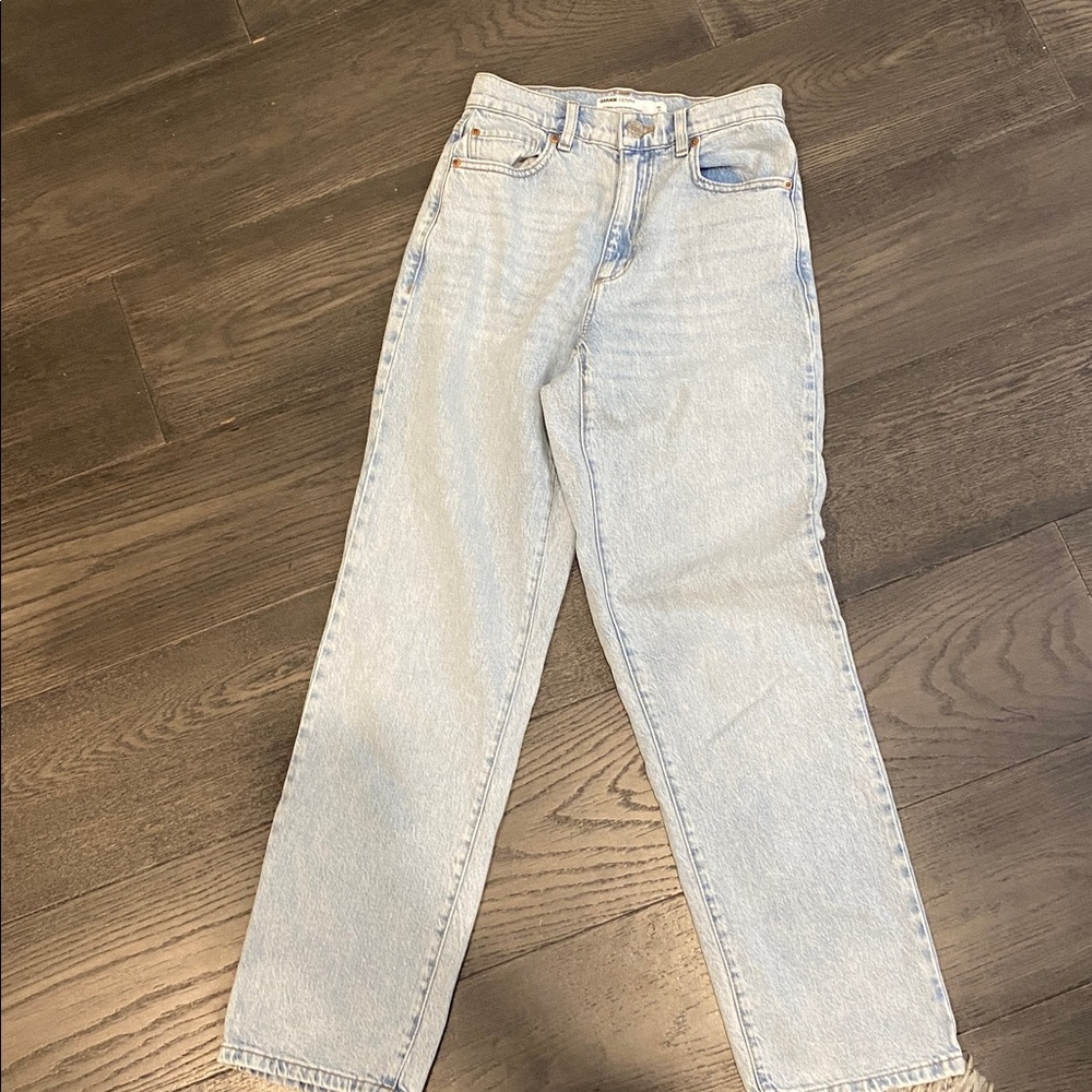 Garage Light Blue Vintage Straight Jeans